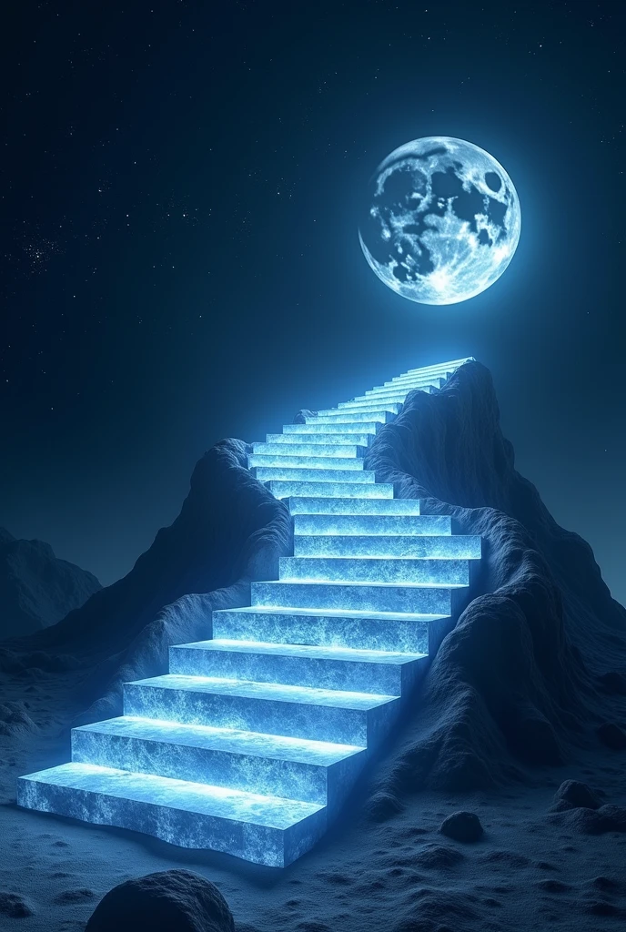escadas para a lua